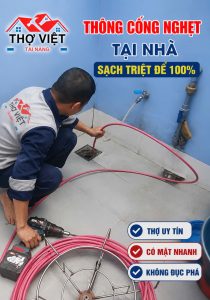 Dịch Vụ Thông Cống Nghẹt Giá Rẻ TPHCM – Sạch 100% 📞 0933.398.459