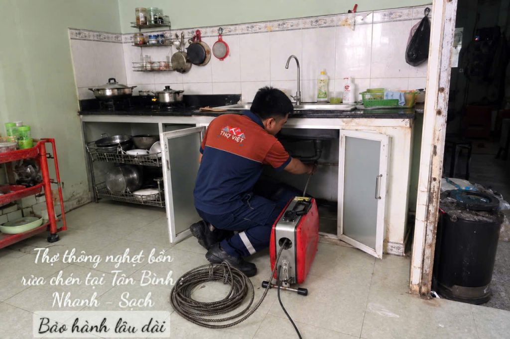Thợ Thông Nghẹt Bồn Rửa Chén Tại Nhà Quận Tân Bình Phục Vụ 24/7 [Đến Sau 15P]