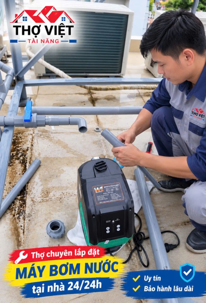 Lắp Đặt máy bơm nước tại TPHCM - Uy tín, chính hãng, bảo hành dài hạn