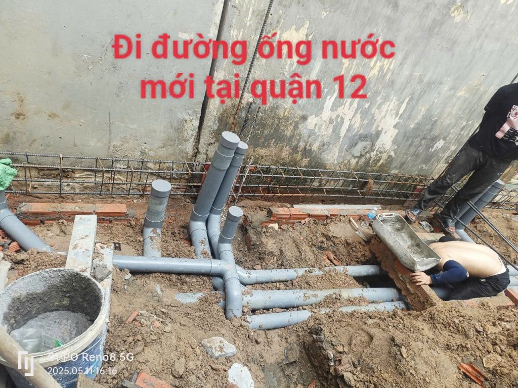 Sửa Đường Nước Nghẹt Quận 12 – Triệt Để, An Toàn 24/7 | Thợ Việt Tài Năng