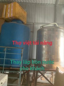 Sửa Lắp Đặt Vệ Sinh Bồn Nước Quận Gò Vấp 24/24 | Thợ Việt Tài Năng
