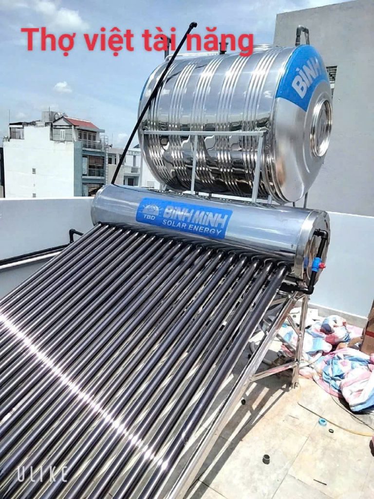 Sửa Máy Nước Nóng NLMT Phường Tân Hòa & Tân Sơn – Giá Rẻ, Uy Tín 24/7