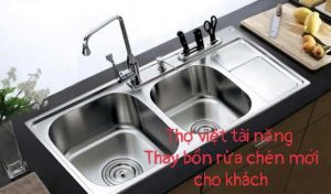 Sửa Bồn Rửa Chén Tại Nhà – Xử Lý Nghẹt Nước, Rò Rỉ Bộ Xả Nhanh Chóng