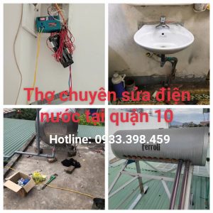  Sửa Điện Nước Quận 10 – Thợ Giỏi, Uy Tín, Chất Lượng | Thợ Việt Tài Năng