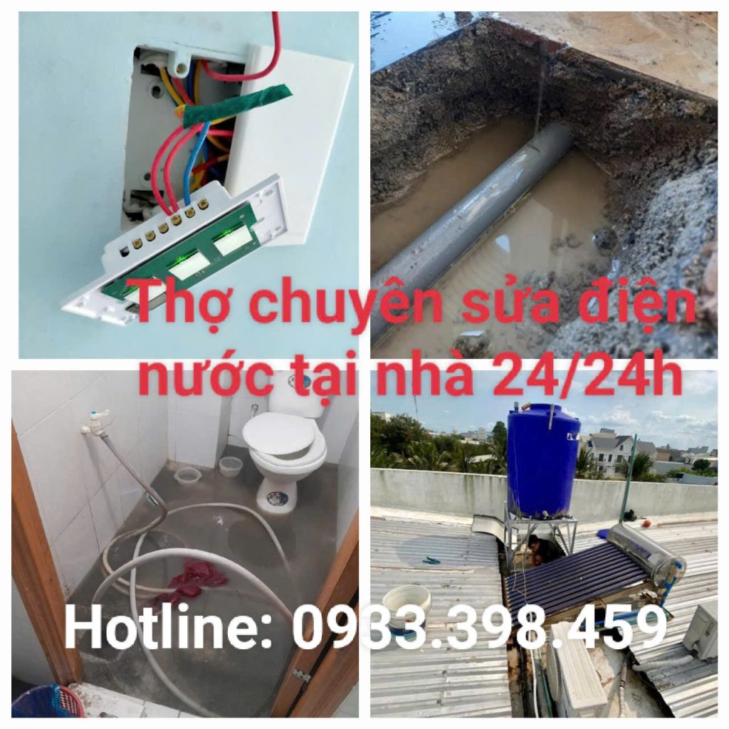 Sửa Điện Nước Tại Phường Diên Hồng Quận 10 – Thợ Giỏi, Uy Tín, Giá Rẻ | 0933.398.459