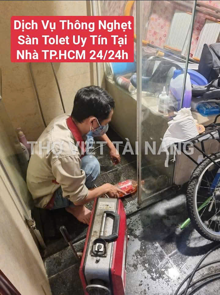 Dịch Vụ Xử Lý Nghẹt Nước Nhà Vệ Sinh Tại Nhà Giá Rẻ TPHCM – Thợ Việt Tài Năng