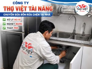 Dịch Vụ Sửa Bồn Rửa Chén Uy Tín Tại Nhà TPHCM – Có Mặt Trong 30 Phút